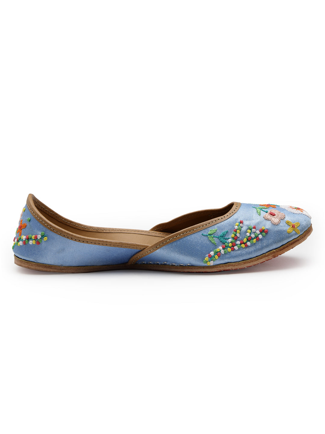 ELANBERG Blue Ethnic Slip-On Mojaris