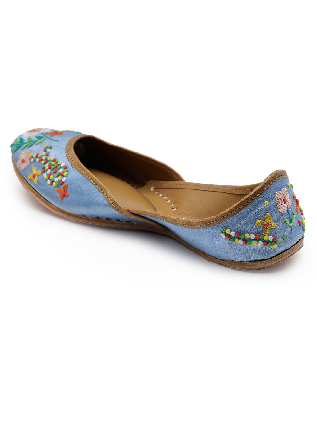 ELANBERG Blue Ethnic Slip-On Mojaris