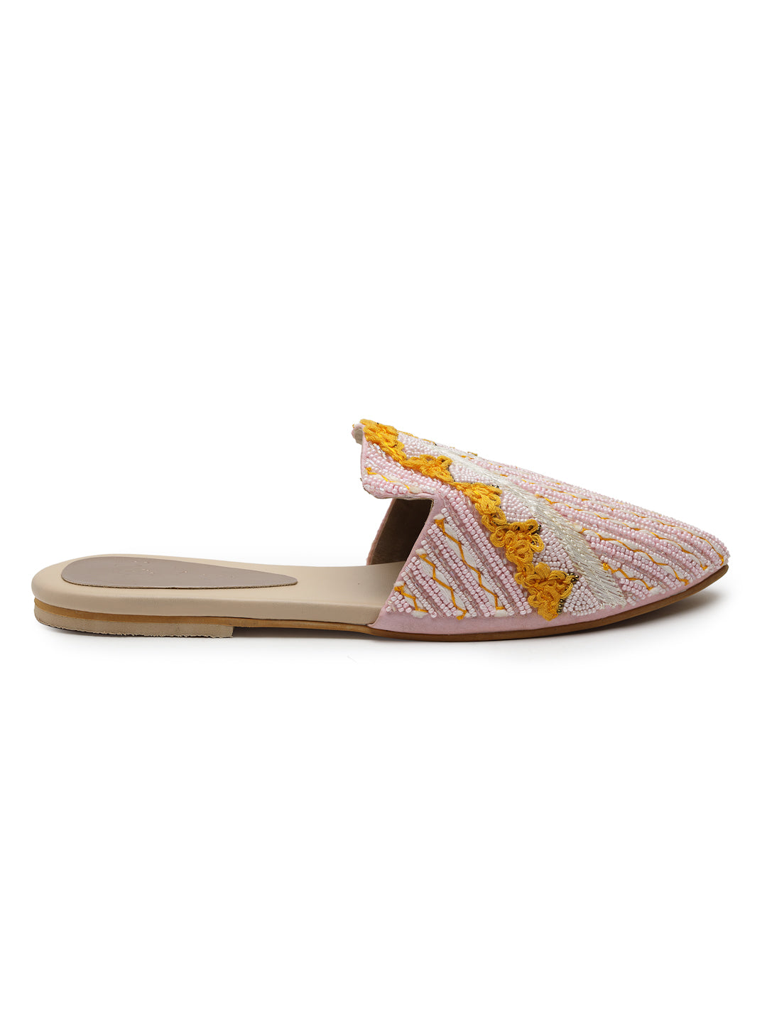 ELANBERG Multi Pointed Toe Slip-On Mules