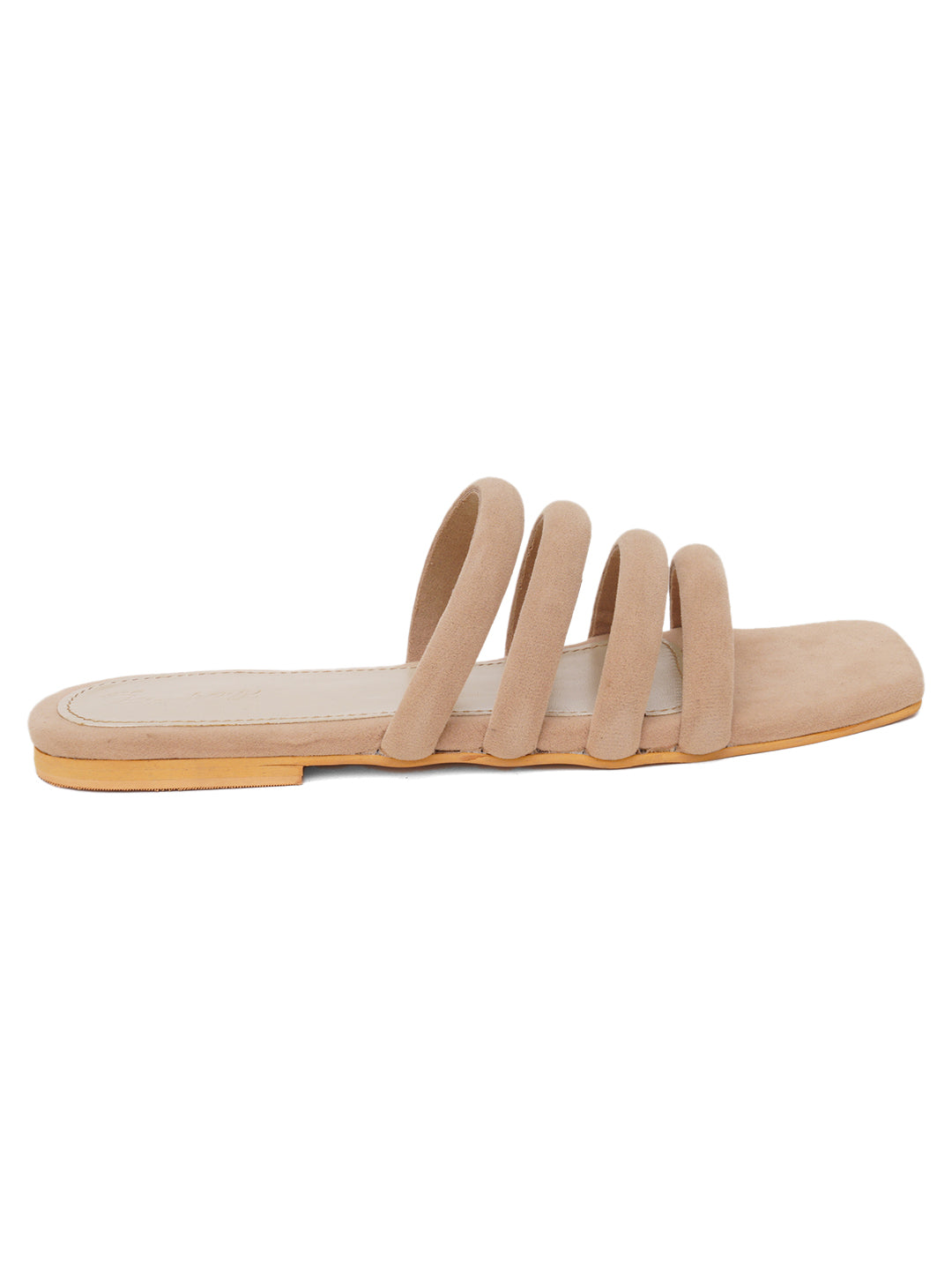 ELANBERG Ivory Fashion Synthetic Leather  Flats